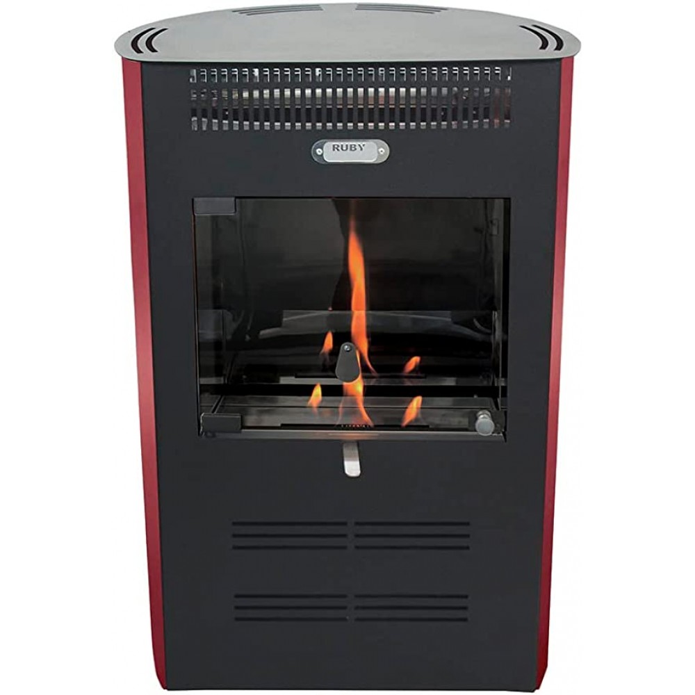 STUFA BIOETANOLO ELEGANCE VENTILATA BDX  3KW BORDE