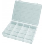 PORTAMINUTERIA TRASPARENTE CON 16 SCOMPARTI L242XP188XH37 MM