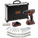 KIT TRAPANO  AVVITATORE B&D 18V IN VALIGETTA