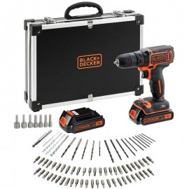 KIT TRAPANO  AVVITATORE B&D 18V IN VALIGETTA