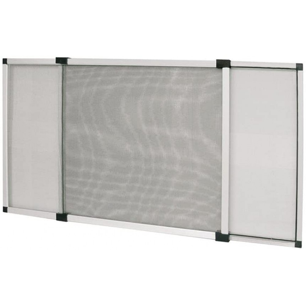 ZANZARIERA ESTENSIBILE C/SPAZZOLINO AVORIO 100X70 CM.