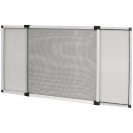 ZANZARIERA ESTENSIBILE C/SPAZZOLINO AVORIO 100X70 CM.