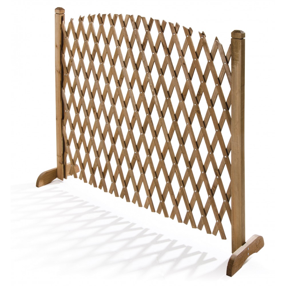 GRIGLIATO ESTENSIBILE IN LEGNO 150X103 CM.