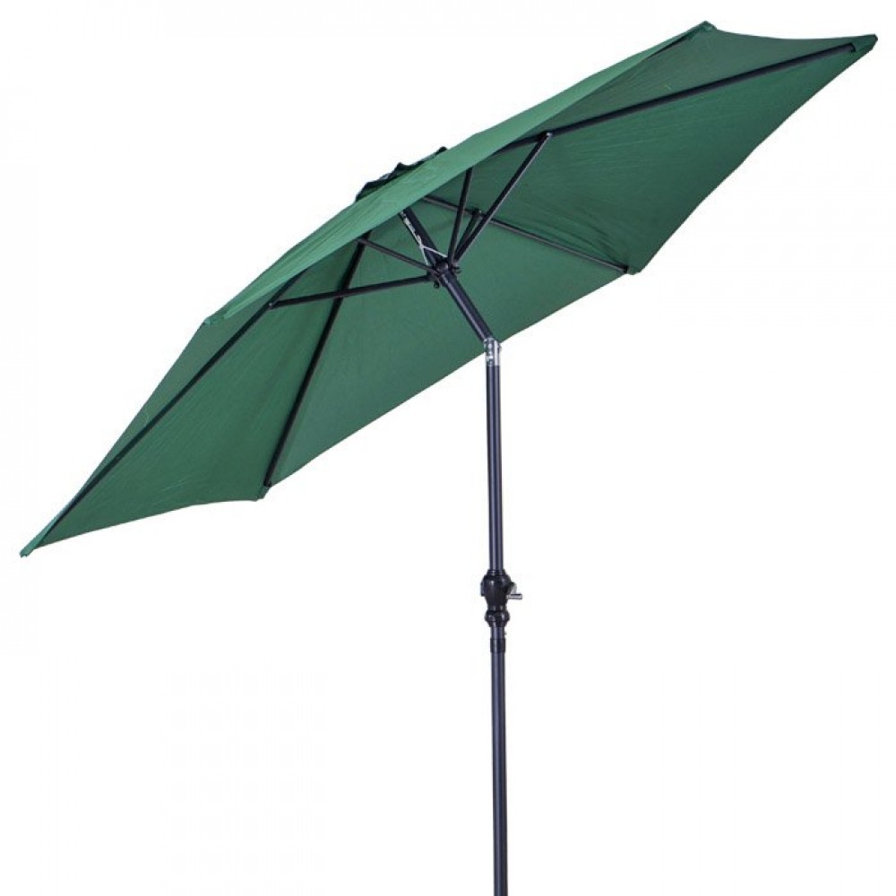 OMBRELLONE CON MANOVELLA VERDE SCURO Ø 2,70 MT.