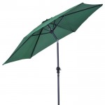 OMBRELLONE CON MANOVELLA VERDE SCURO Ø 2,70 MT.