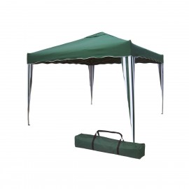 GAZEBO PIEGHEVOLE CON BORSA 3X3 VERDE