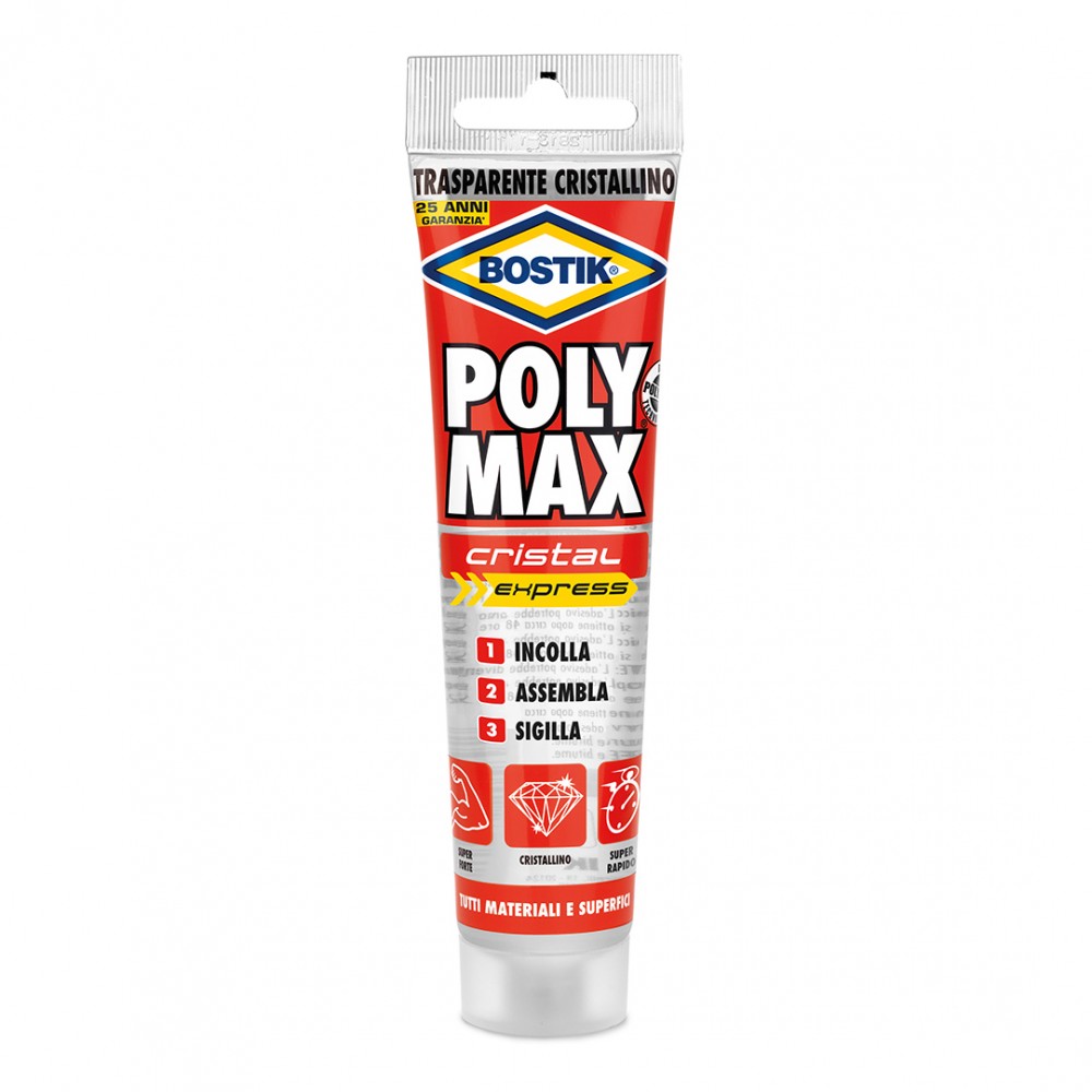 BOSTIK POLY MAX CRISTAL 115g TUBO EXPRESS