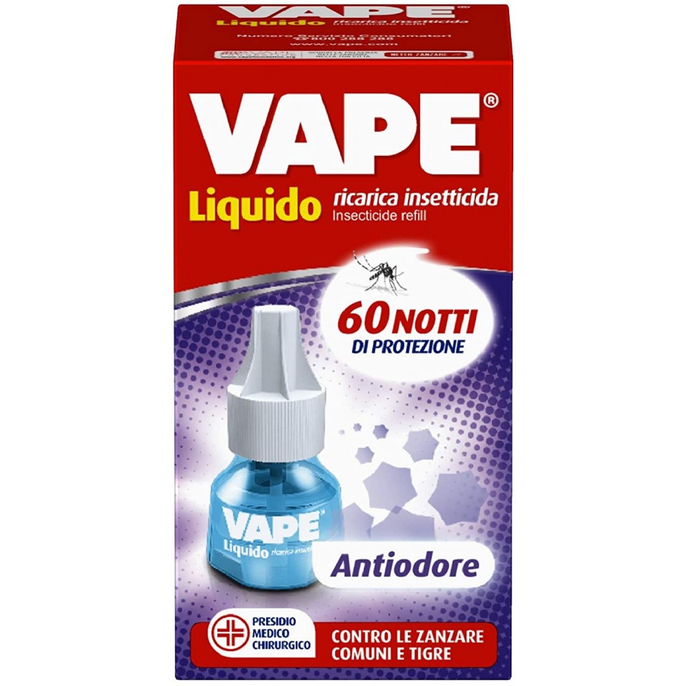VAPE RICARICA LIQUIDA CLASSICA 60 NOTTI