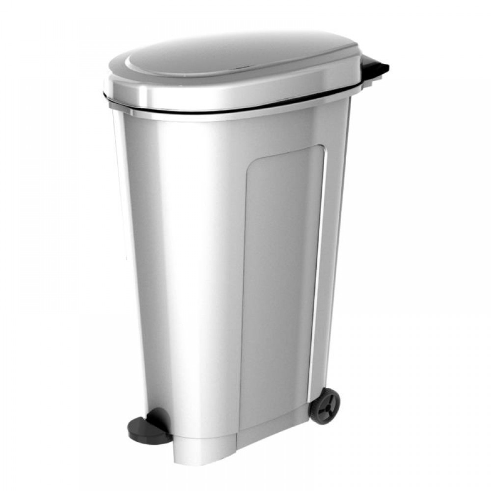 FUSTO BIDONE LT.100 ARGENTO