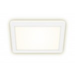 SLIM - PLAFONIERA CON EFFETTO ALONE 19 X 19CM LED 14WATT