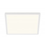 SLIM - PLAFONIERA CON EFFETTO ALONE 30 X 30CM LED 18WATT