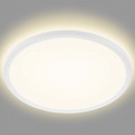 SLIM - PLAFONIERA CON EFFETTO ALONE DIAM. 42CM LED 22WATT