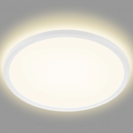 SLIM - PLAFONIERA CON EFFETTO ALONE DIAM. 42CM LED 22WATT