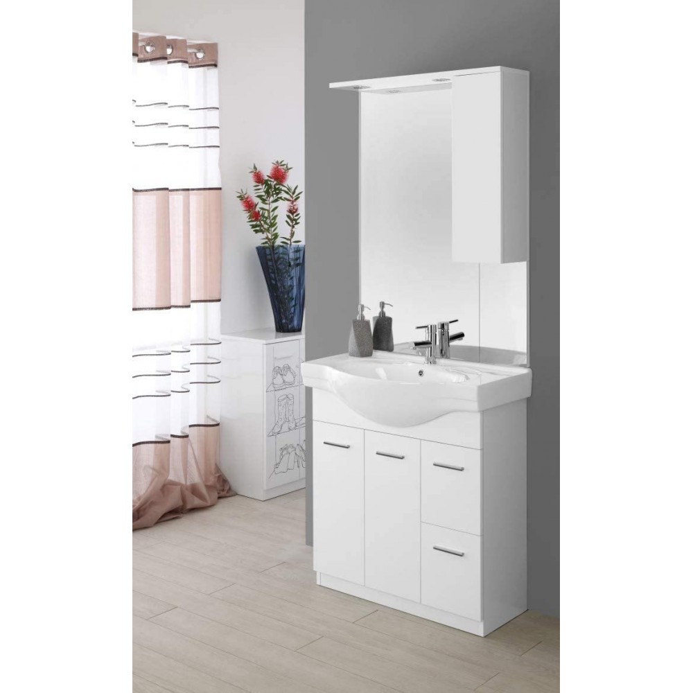 COMPOSIZIONE BAGNO 80 2 ANTE CON 2 CASS.
