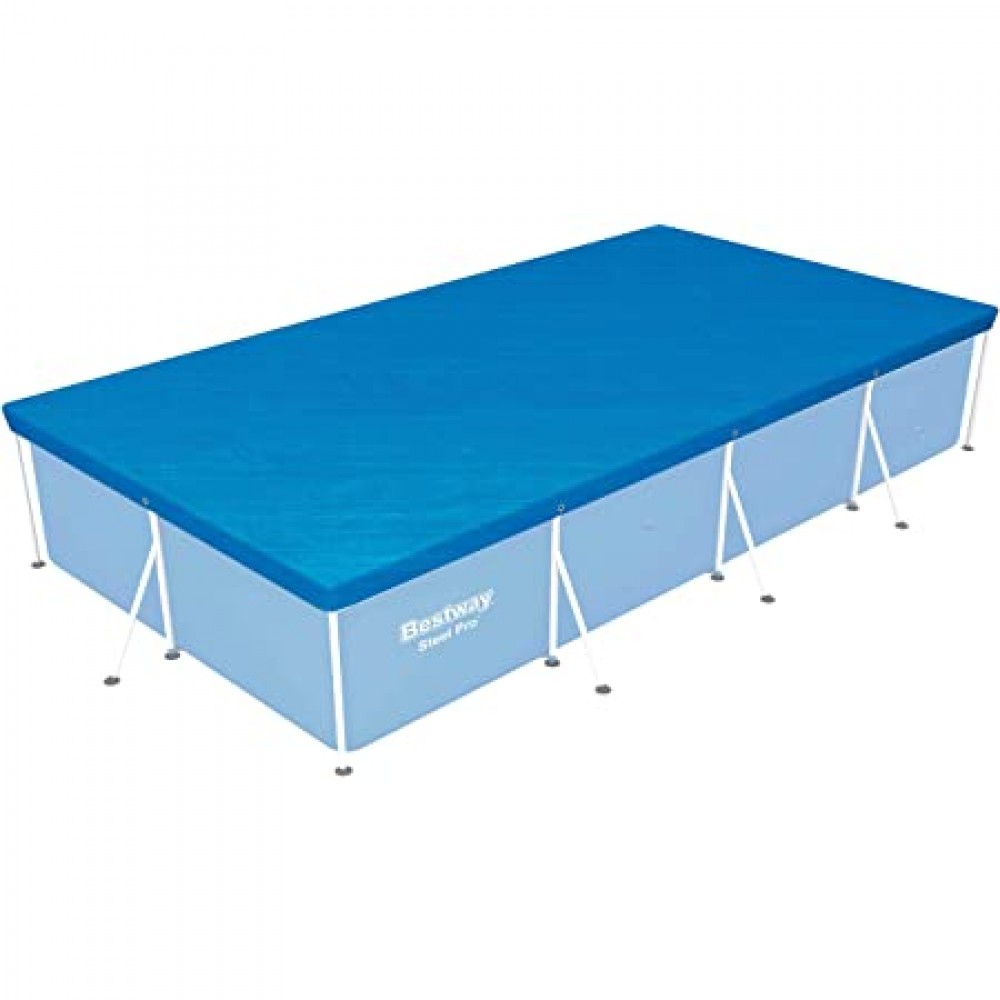 COPRIPISCINA STEEL PRO FRAME RETT. CM. 400 X 211 X 81