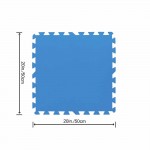 TAPPETINO BASE POLIETILENE MORBIDO, CM. 50X50 COLORE BLU  9 PEZZI PER CONFEZIONE