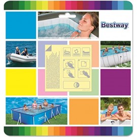 TOPPE DI RIPARAZIONE PER PISCINE 10 PZ. RESISTENTI ALL'ACQUA