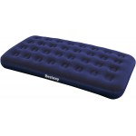 AIRBED BLU FLOCCATO SINGOLO PLUS CM. 188X99X22