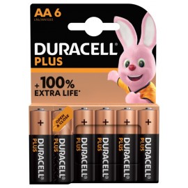 DURACELL PLUS 100 AA STILO B6 MN1500