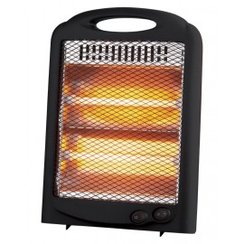 QUARZ PAD STUFA AL QUARZO 600W NERA