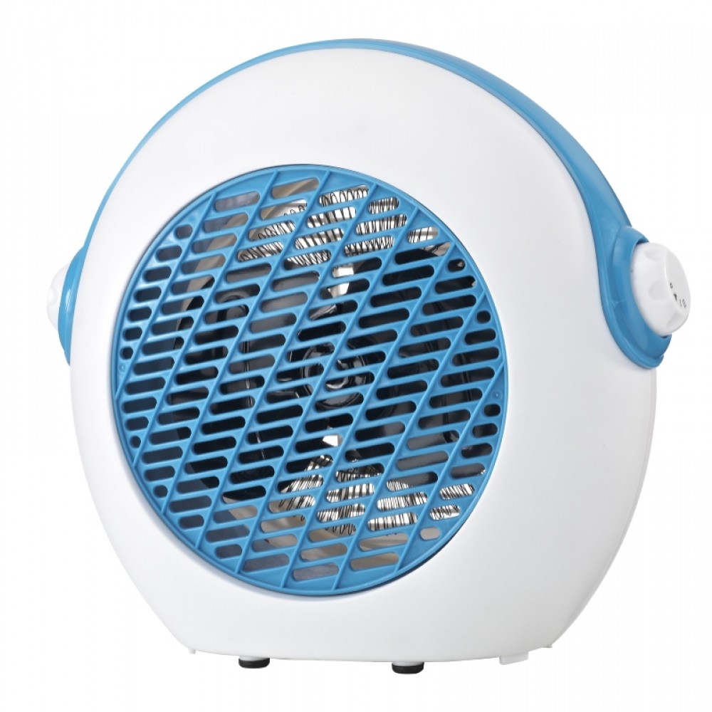 BUDDY TERMOVENTILATORE 2000W CON TERMOSTATO CELESTE