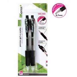 PENNA GEL INK - BLISTER PZ.2 - NERO