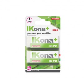 GOMMA PER CANCELLARE IK20 - MM.65X23X13 V- BLISTER 2 PZ.
