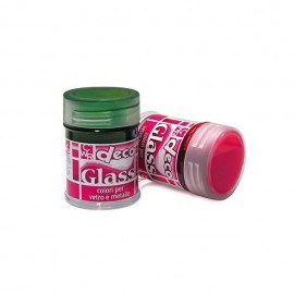 COLORE VETRO/METALLO - FLACONE ML.35 - ROSA