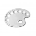 TAVOLOZZA PLASTICA CM. 30x22 - OVALE