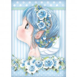 CONF. 1 FOGLIO CARTA RISO A4 APP. LIGHT BLUE FAIRY   **FP**   **FP**