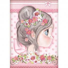 CONF. 1 FOGLIO CARTA RISO A4 APP.  PINK FAIRY   **FP**