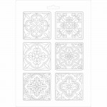 STAMPO PVC MORBIDO F.TO A4 AZULEJOS