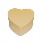SCATOLA CUORE CM. 8X8X4,5 H AVANA
