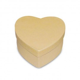 SCATOLA CUORE CM. 8X8X4,5 H AVANA