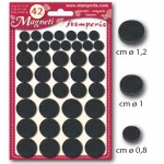 MAGNETI PICCOLI ASSORTITI DIAM. CM. 0,8/1/1,2 - 42 PZ   **FP**