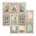 FOGLIO DOUBLE FACE ALICE CARDS   **FP**