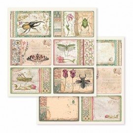 FOGLIO DOUBLE FACE SPRING BOTANIC CARDS   **FP**