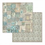 FOGLIO DOUBLE FACE AZULEJO PATCHWORK