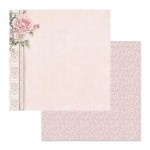 DOUBLE FACE PAPER POLKA DOTS WITH PINK BORDER