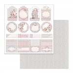 DOUBLE FACE PAPER WEDDING TAG AND PLACEHOLDER   **FP**