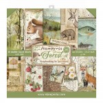 BLOCCO 10 FOGLI FOREST DOUBLE FACE SCRAPBOOKING