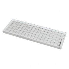 BLOCCO ACRILICO RIGATO CM. 18.5X6X1   **FP**