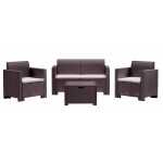 SALOTTO RESINA 4PZ.C/CUSC.