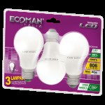 ECM LED GOCCIA 10W 6500K E27 BLISTER 3PZ