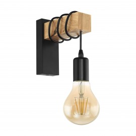 TOWNSHEND APPLIQUE E27-LED 1X10W  STRUTTURA IN MET
