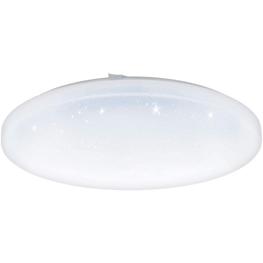 FRANIA-S PLAFONIERA LED DIAM 55 POLICARBONATO BIANCO EFFETTO CRISTALLO 4000k