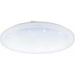 FRANIA-S PLAFONIERA LED DIAM 55 POLICARBONATO BIANCO EFFETTO CRISTALLO 4000k