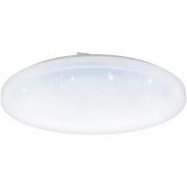 FRANIA-S PLAFONIERA LED DIAM 55 POLICARBONATO BIANCO EFFETTO CRISTALLO 4000k