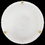 SALOME - PLAFONIERA  1L X 100W E27 Ø 30  OTTONE+V.   **FP**