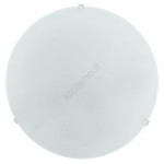 MARS - PLAFONIERA  1L X 60W E27 V.SATINATO BIANCO